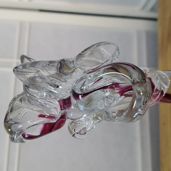 Hand Blown Art Glass Angel Paperweight - Picture 4 of 8